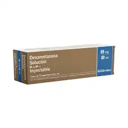 Farmacias Benavides 8 mg Dexametasona/2 ml Solución Inyectable oferta