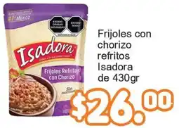 Merza Isadora frijoles con chorizo refritos oferta