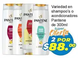 Merza Pantene variedad en shampoo's o acondicionadores oferta