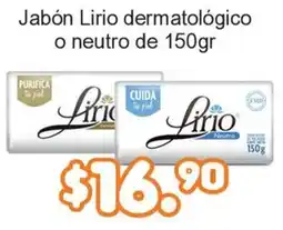Merza Lirio jabón dermatológico o neutro oferta