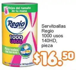 Merza Regio servitoallas 1000 usos 140hd, pieza oferta