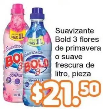 Merza Bold 3 suavizante flores de primavera o suave frescura de litro, pieza oferta