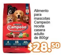Merza Purina campeón alimento para receta casera adulto oferta