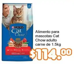 Merza Cat chow alimento para mascotas adulto carne oferta