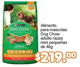 Merza Dog chow alimento para mascotas adulto razas mini pequeñas oferta