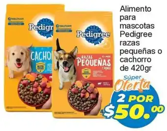 Merza Pedigree alimento para mascotas razas pequeñas o cachorro oferta