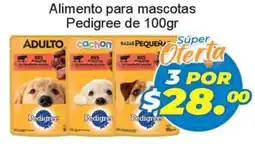 Merza Pedigree alimento para mascotas oferta