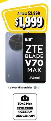 Bodega Aurrerá ZTE blade V70 oferta