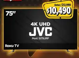 Bodega Aurrerá JVC smart tv 75" oferta