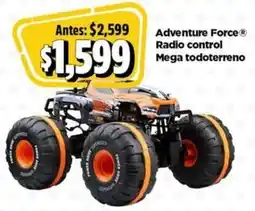 Bodega Aurrerá Adventure force radio control mega todoterreno oferta