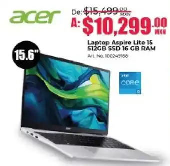 Acer Laptop Aspire Lite 15