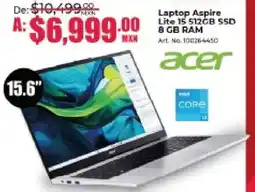 Office Depot Acer laptop aspire oferta