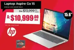 Office Depot Hp laptop aspire go 15 oferta