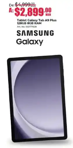 Office Depot Samsung galaxy tablet A9 plus oferta