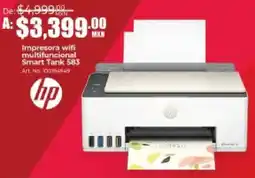 Office Depot Hp impresora wifi multifuncional smart tank 583 oferta