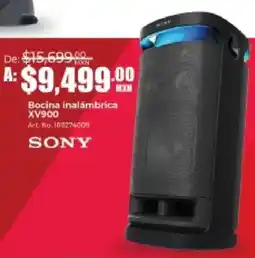 Office Depot Sony bocina inalámbrica XV900 oferta