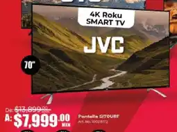 Office Depot JVC smart tv 70" oferta