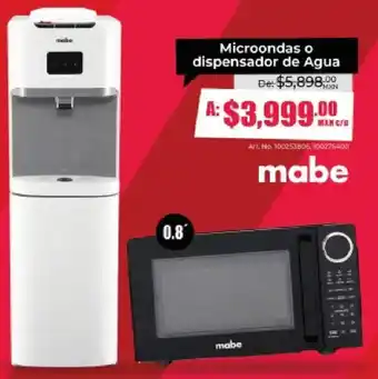 Office Depot Mabe microondas o dispensador de agua oferta