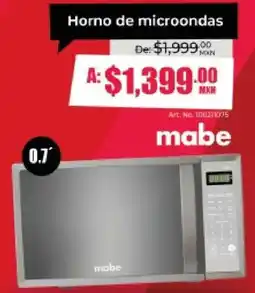 Office Depot Mabe horno de microondas 0.7" oferta