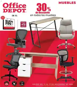 Office Depot En todos los muebles oferta