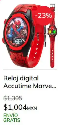 Sanborns Reloj digital accutime marve oferta
