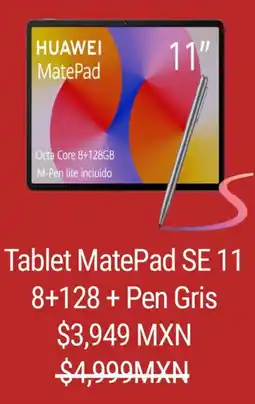 Sanborns Tablet MatePad SE 11 oferta