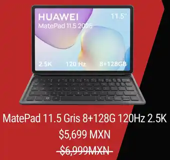 Sanborns Huawei matepad 11.5 gris oferta