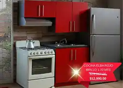 Muebles Troncoso Cocina elba rojo brillo oferta