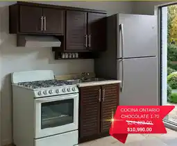Muebles Troncoso Cocina ontario chocolate 1.70 oferta