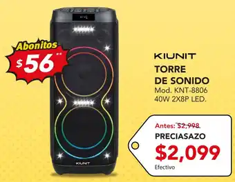 El Bodegón Kiunit torre de sonido oferta