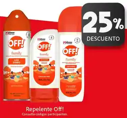 Farmacias Unión Off! repelente oferta