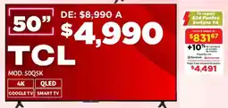 Soriana Mercado TCL smart tv 50" oferta