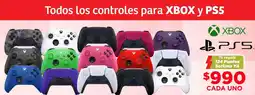 Soriana Mercado XBOX y PS5 todos los controles para oferta
