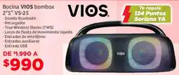 Soriana Mercado Vios bocina bombox oferta