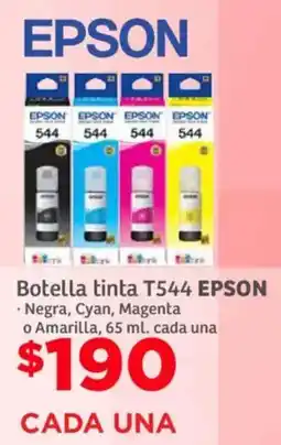 Soriana Mercado Epson botella tinta T544 oferta