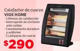 Soriana Mercado Vios home calefactor de cuarzo oferta