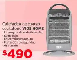 Soriana Mercado Vios home calefactor de cuarzo oscilatorio oferta