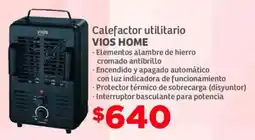Soriana Mercado Vios home calefactor utilitario oferta