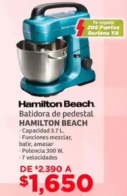 Soriana Mercado Hamilton Beach batidora de pedestal oferta