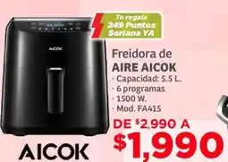 Soriana Mercado Aicok freidora de aire oferta