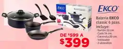 Soriana Mercado Ekco batería classic oferta