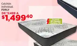Soriana Mercado Forly colchón individual oferta