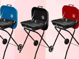 Soriana Mercado Outdoor Trend asador plegable azul, rojo y negro oferta