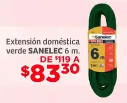 Soriana Mercado Sanelec extensión doméstica oferta
