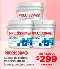 Soriana Mercado Precíssimo cubeta de pintura oferta