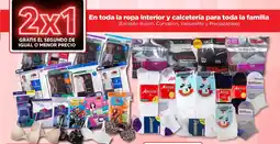 Soriana Mercado En toda la ropa interior y calcetería para toda la familia oferta