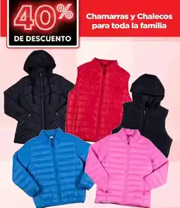 Soriana Mercado Chamarras y Chalecos para toda la familia oferta