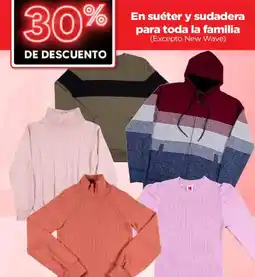Soriana Mercado En suéter y sudadera para toda la familia oferta