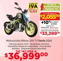 Soriana Mercado Vento Nitrox 250 T3 2026 oferta