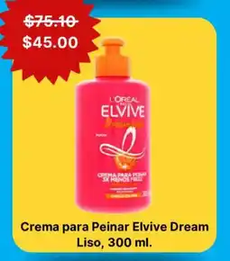 Farmacias Guadalajara L'oreal Elvive crema para peinar oferta